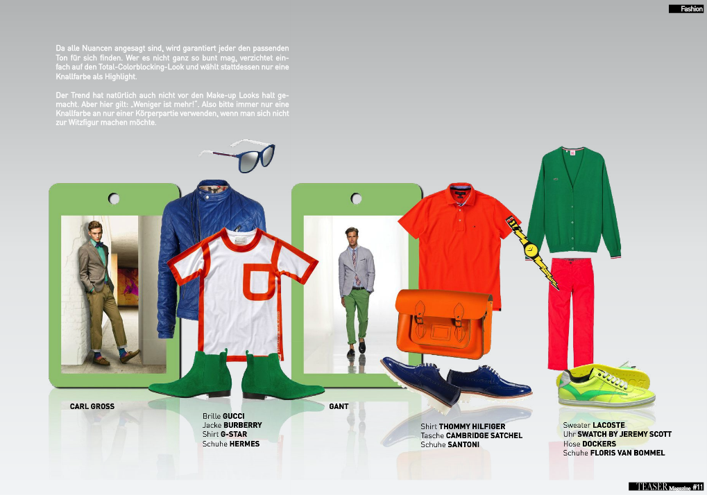 Teaser Mag Colorblocking Asmona Logan Teaser Mag Ausgabe 11