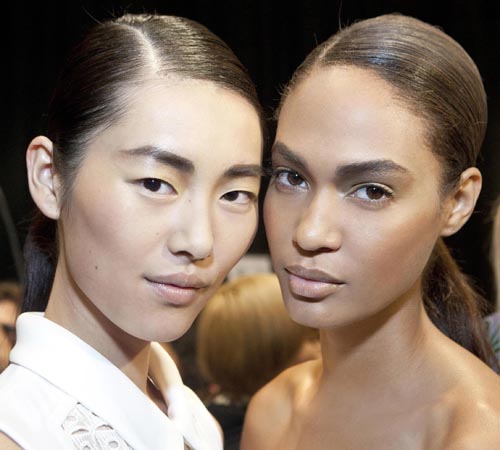 liu-wen-joan-smalls-derek-lam-new york fashion week ss 2010 liu-wen-joan-smalls-derek-lam-new york fashion week ss 2010