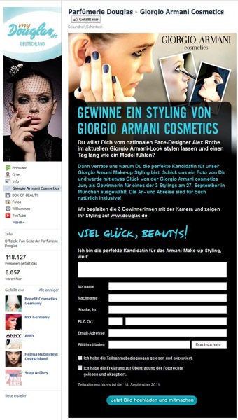 douglas_facebook giorgio armani beauty