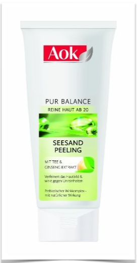 AOK „Pure Balance“ Seesand-Peeling